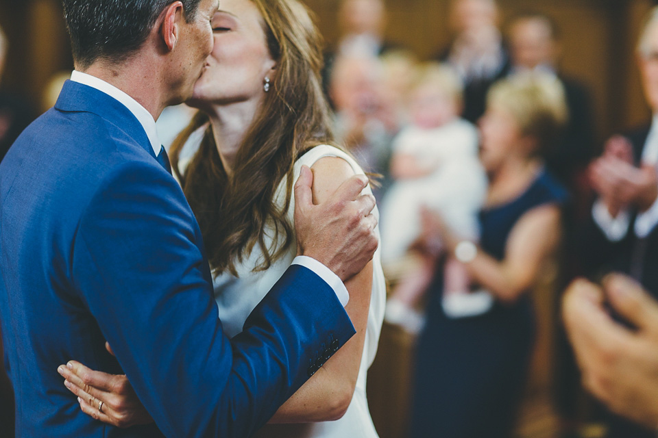 ritva westenius, london rooftop wedding, smiths hotel weddings, slinky wedding dress