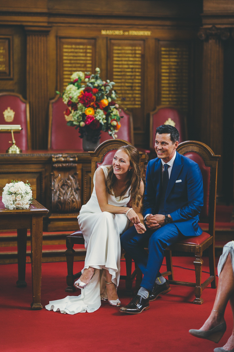 ritva westenius, london rooftop wedding, smiths hotel weddings, slinky wedding dress