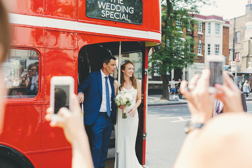 ritva westenius, london rooftop wedding, smiths hotel weddings, slinky wedding dress