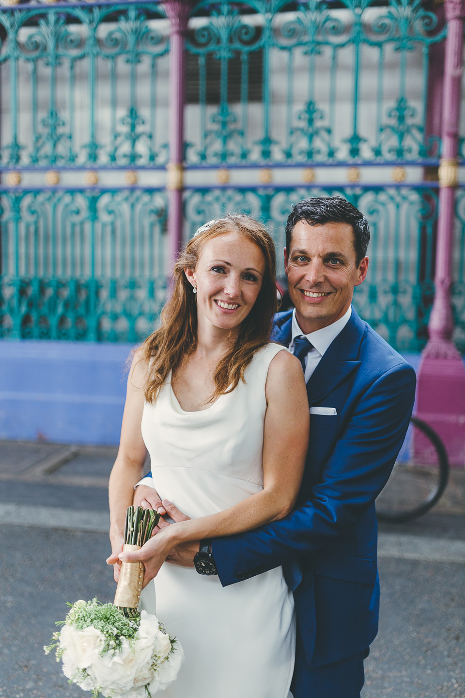 ritva westenius, london rooftop wedding, smiths hotel weddings, slinky wedding dress