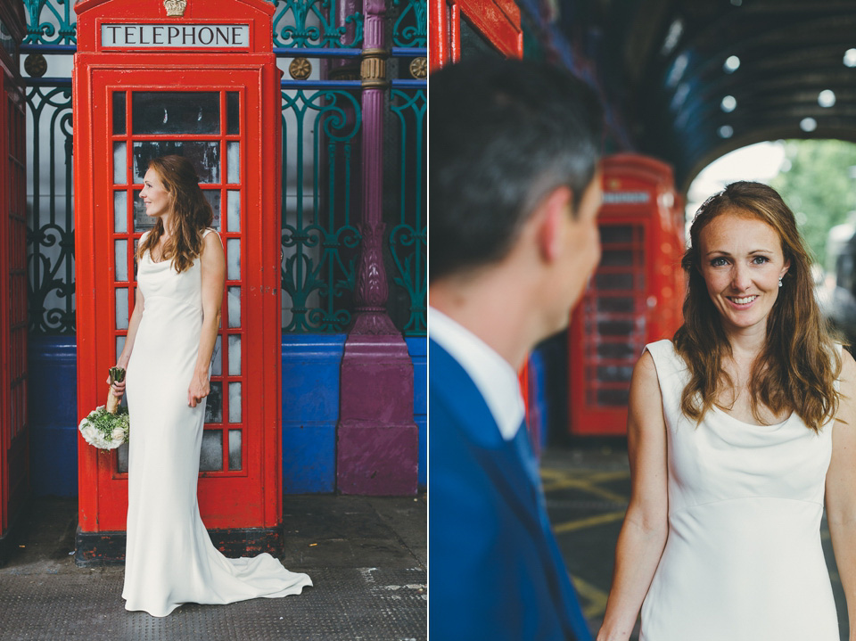 ritva westenius, london rooftop wedding, smiths hotel weddings, slinky wedding dress