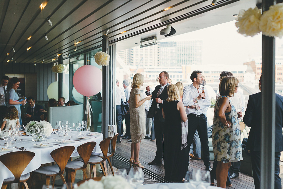 ritva westenius, london rooftop wedding, smiths hotel weddings, slinky wedding dress