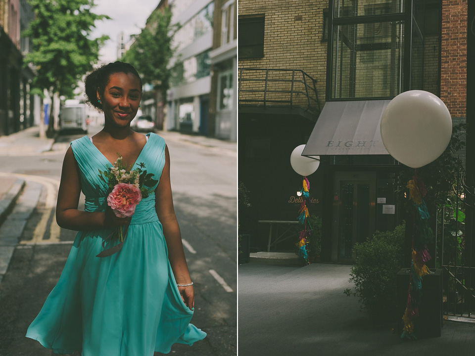 eliza jane howell, modern london wedding, city chic, nabeels camera, eight members club weddings