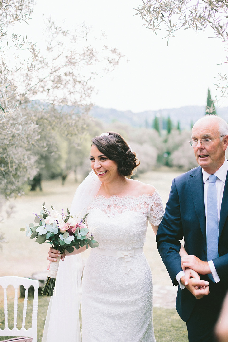 stewart parvin wedding dress, weddings in france, provence wedding