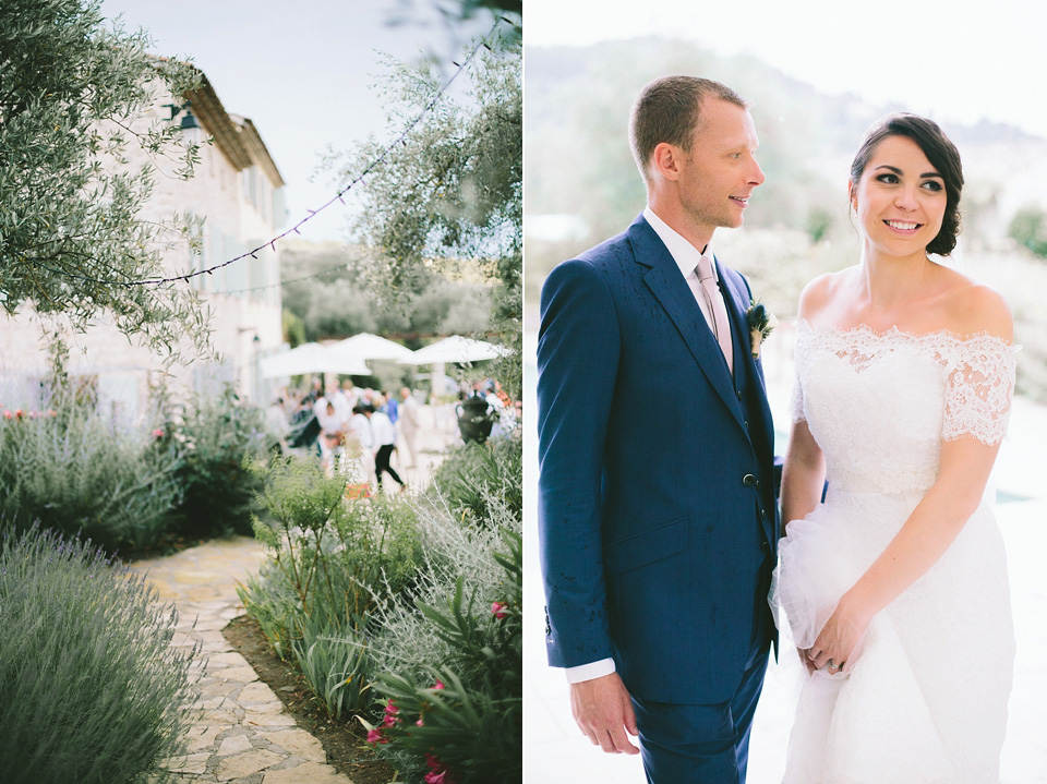 stewart parvin wedding dress, weddings in france, provence wedding