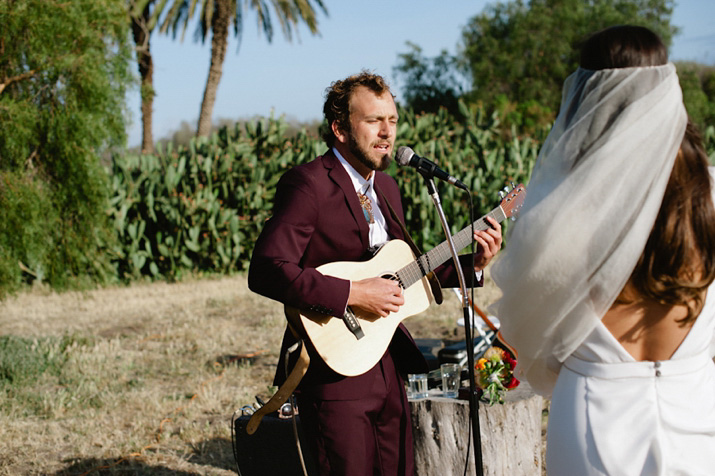 californian weddings, ranch weddings, 70's style wedding dress