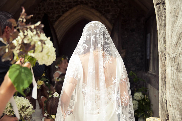 charlie brear 1920s style wedding dress, colourful wedding, barn wedding