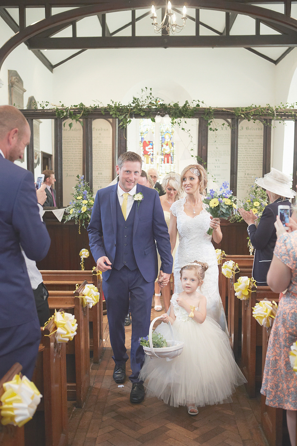 pale blue and yellow wedding, natalie j. watts photography