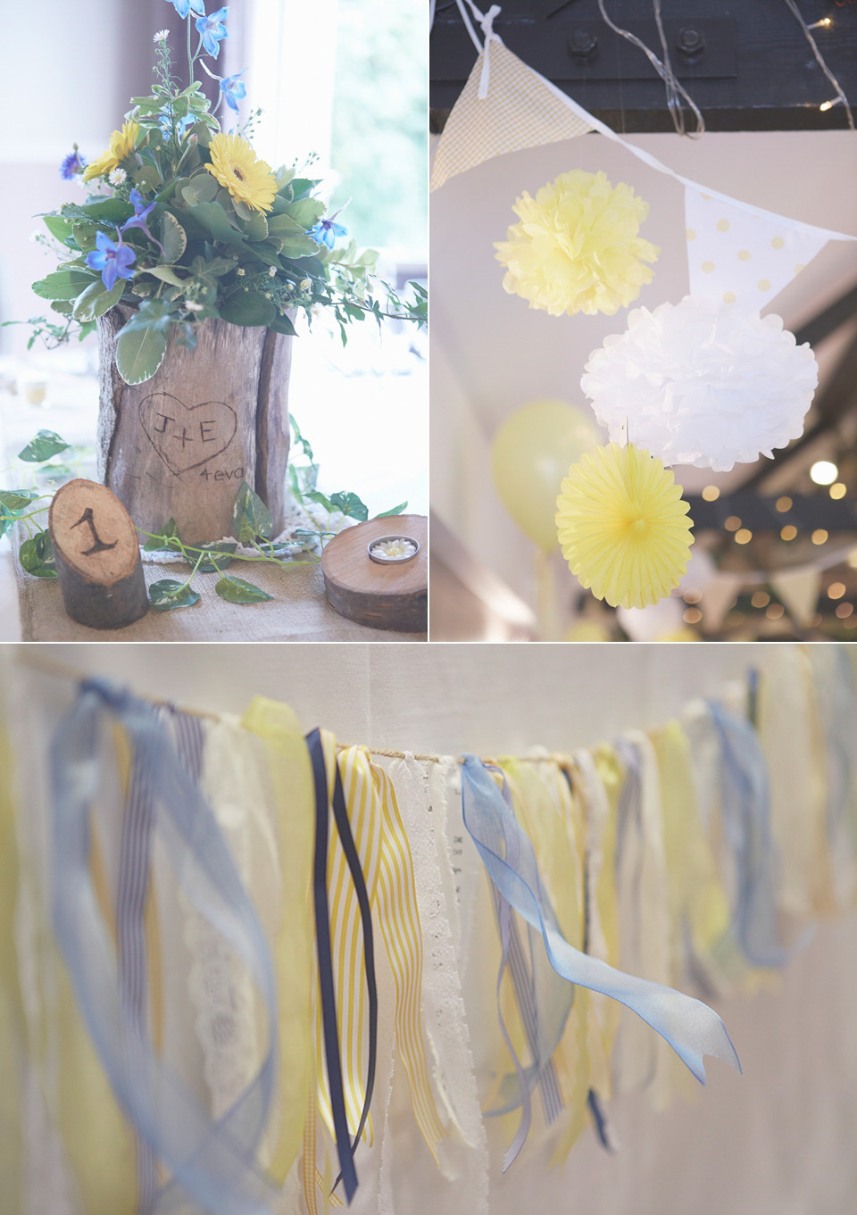 pale blue and yellow wedding, natalie j. watts photography