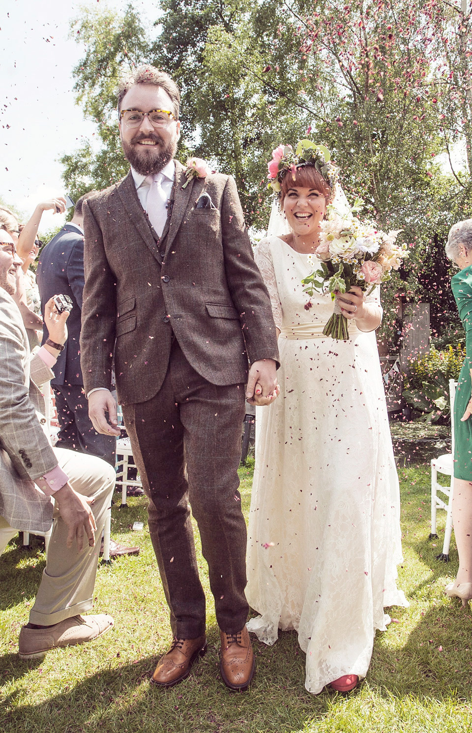 halfpenny london, south farm, flower crown, marianne ford photography