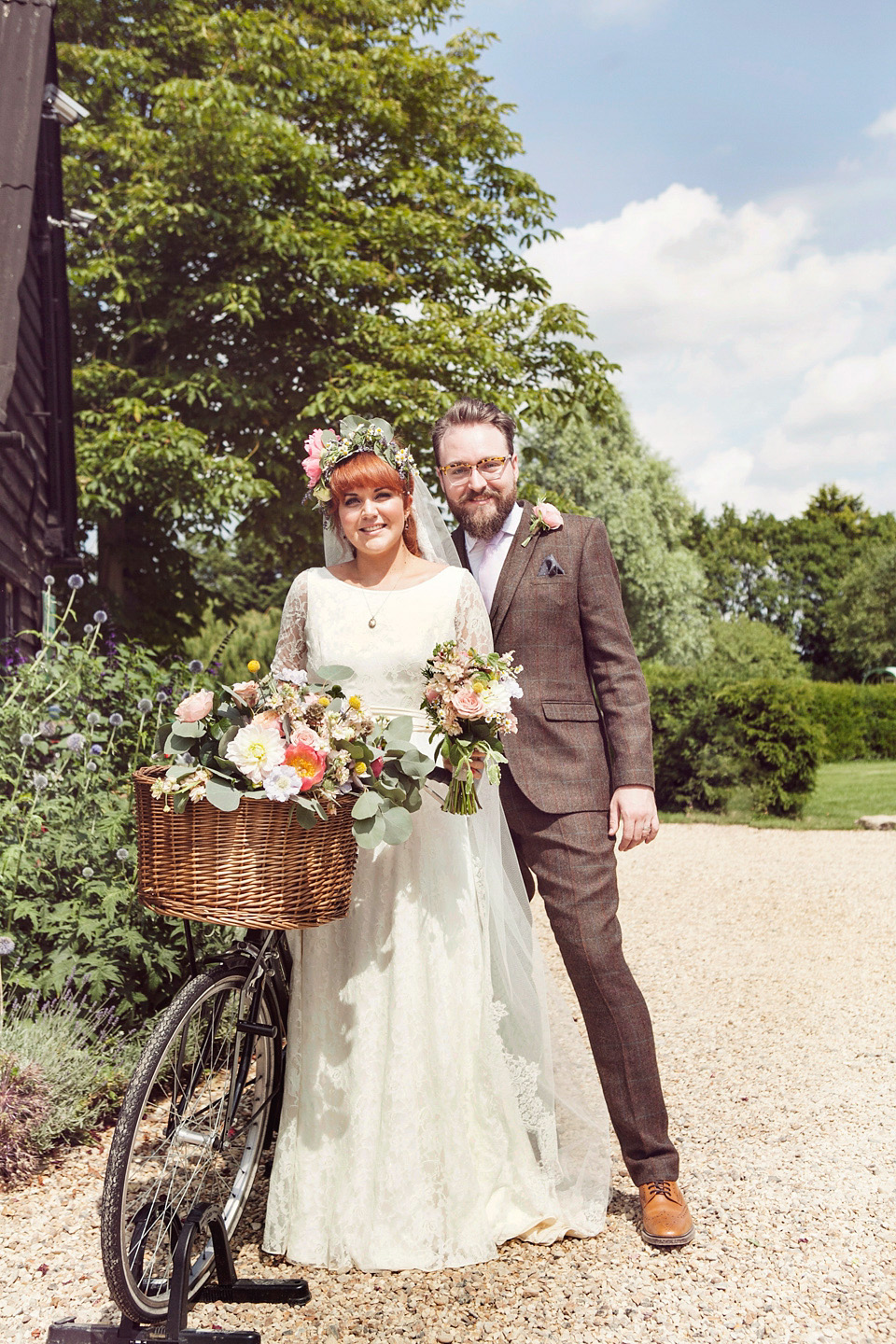 halfpenny london, south farm, flower crown, marianne ford photography