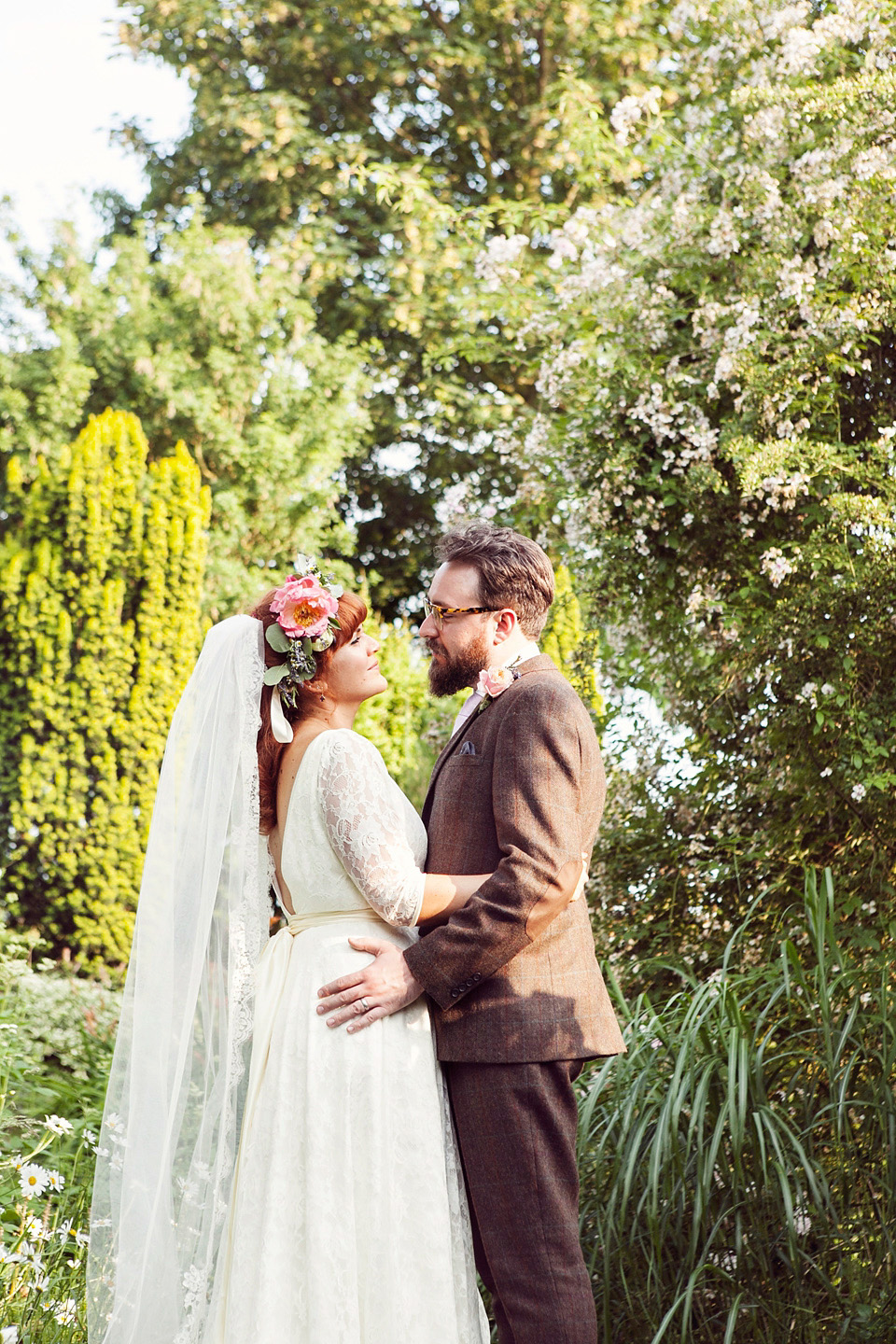 halfpenny london, south farm, flower crown, marianne ford photography