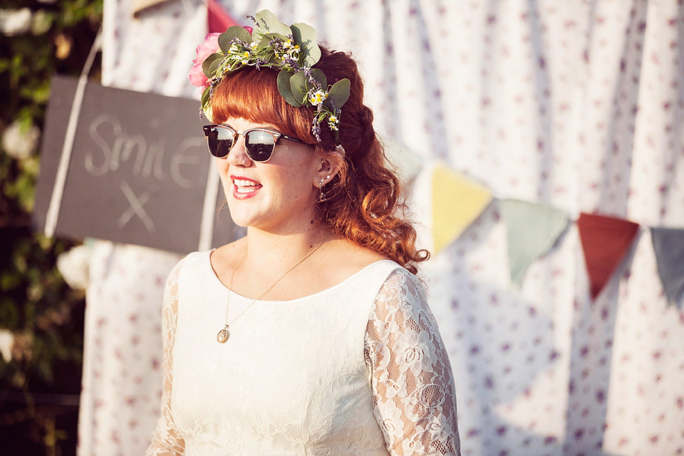 halfpenny london, south farm, flower crown, marianne ford photography