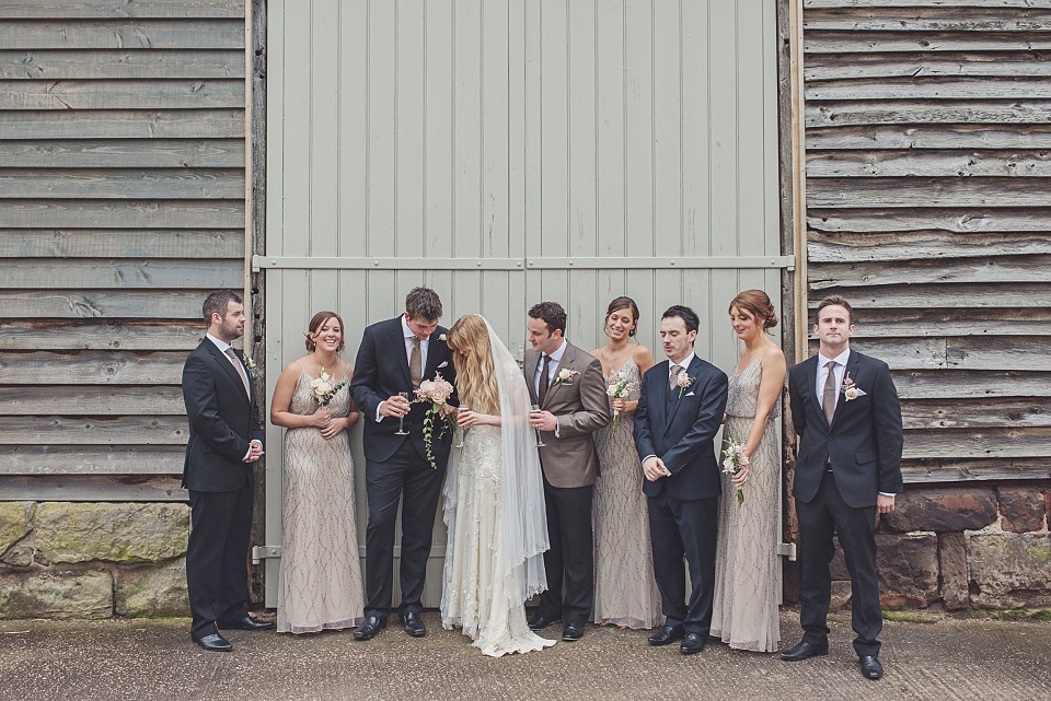 azalea by jenny packham, pimhill barn, barn wedding, camilla rosa photography