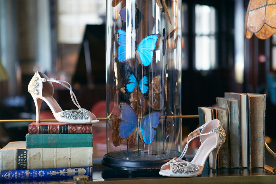 Emmy Shoes new collection shot at The Rosewood Hotel in London. Photography by Natalie J. Watts. emmy shoes london, emmy scarterfield, wedding shoes