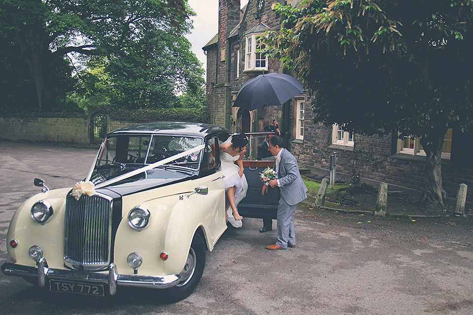 A bride wearing a Mori Lee dress for her pastel colour vintage-glam barn wedding. Photography by Diamonds and Doodles. mori lee, barn wedding, pastel wedding, vintage glam wedding, diamonds and doodles photography