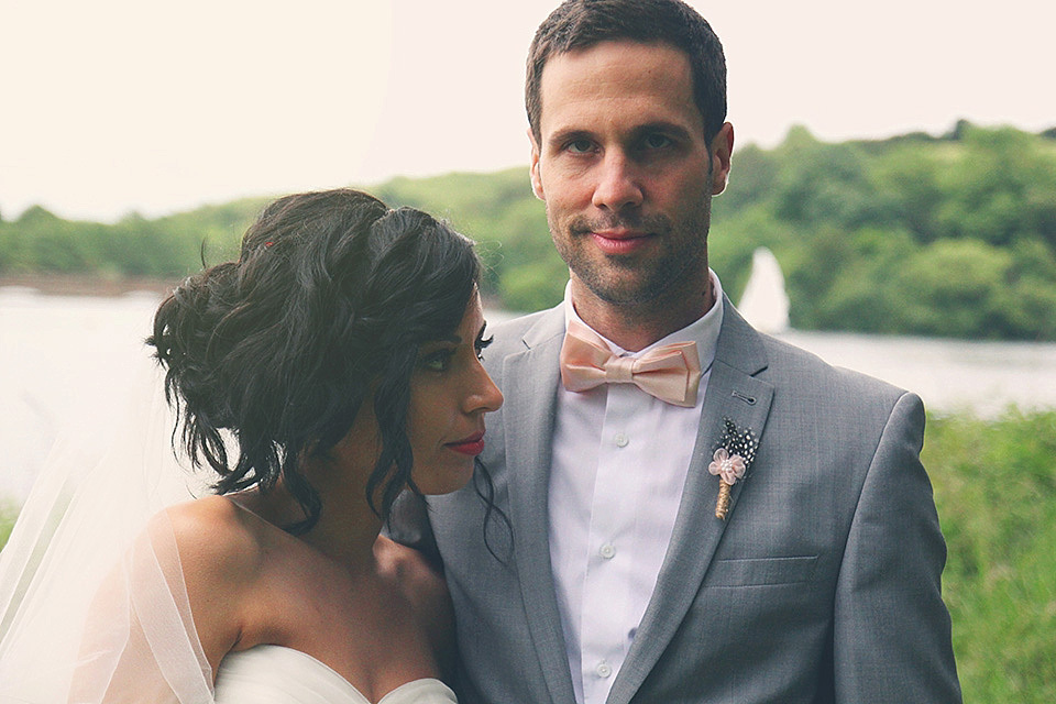 A bride wearing a Mori Lee dress for her pastel colour vintage-glam barn wedding. Photography by Diamonds and Doodles. mori lee, barn wedding, pastel wedding, vintage glam wedding, diamonds and doodles photography