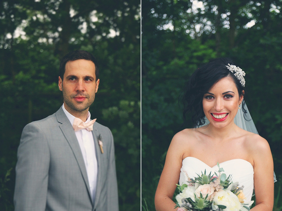 A bride wearing a Mori Lee dress for her pastel colour vintage-glam barn wedding. Photography by Diamonds and Doodles. mori lee, barn wedding, pastel wedding, vintage glam wedding, diamonds and doodles photography