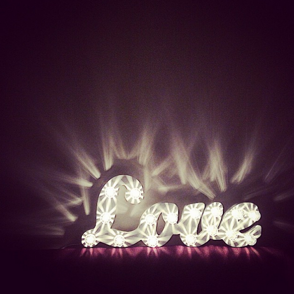 Vowed & Amazed Light Up Giant Letters For Weddings and At Home