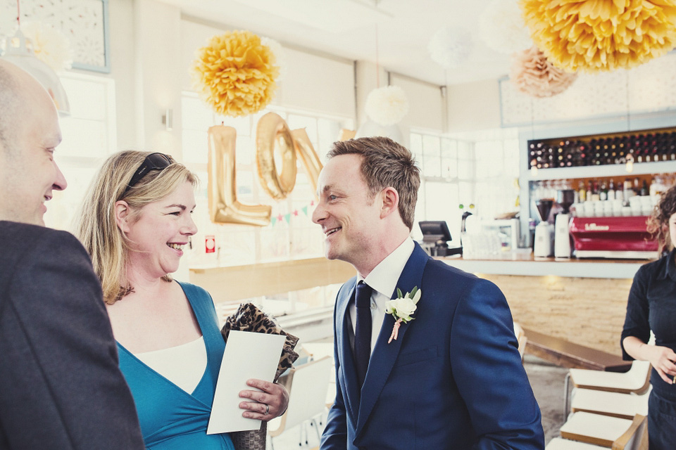 sylvia ghost, ghost wedding dress, brockwell lido, lisa jane photography, quirky cool wedding