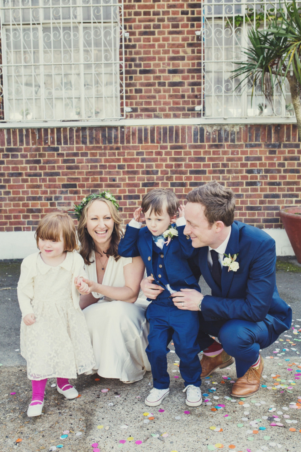 sylvia ghost, ghost wedding dress, brockwell lido, lisa jane photography, quirky cool wedding