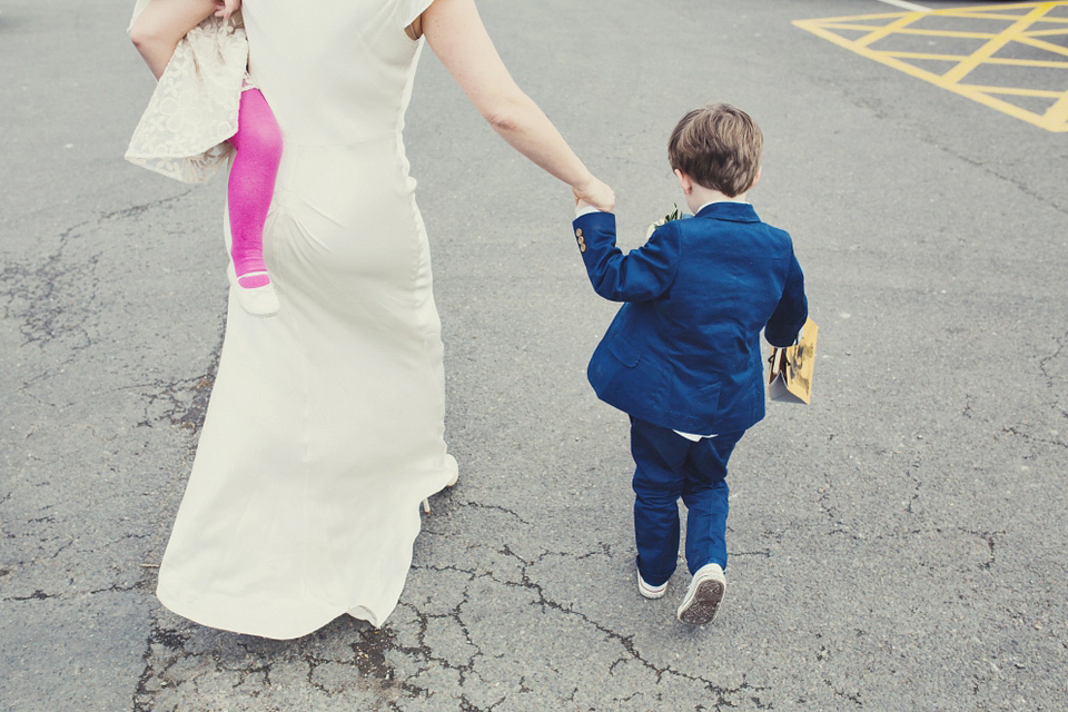 sylvia ghost, ghost wedding dress, brockwell lido, lisa jane photography, quirky cool wedding