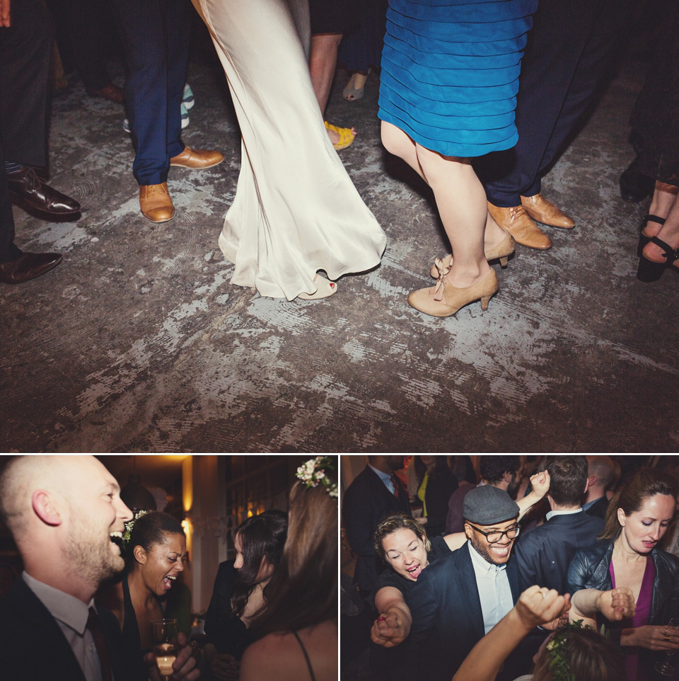 sylvia ghost, ghost wedding dress, brockwell lido, lisa jane photography, quirky cool wedding