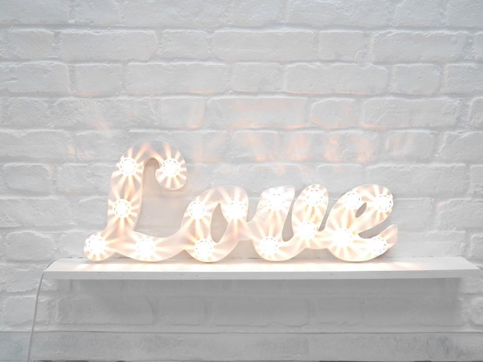 vowed and amazed, mini light up letters, light up letters