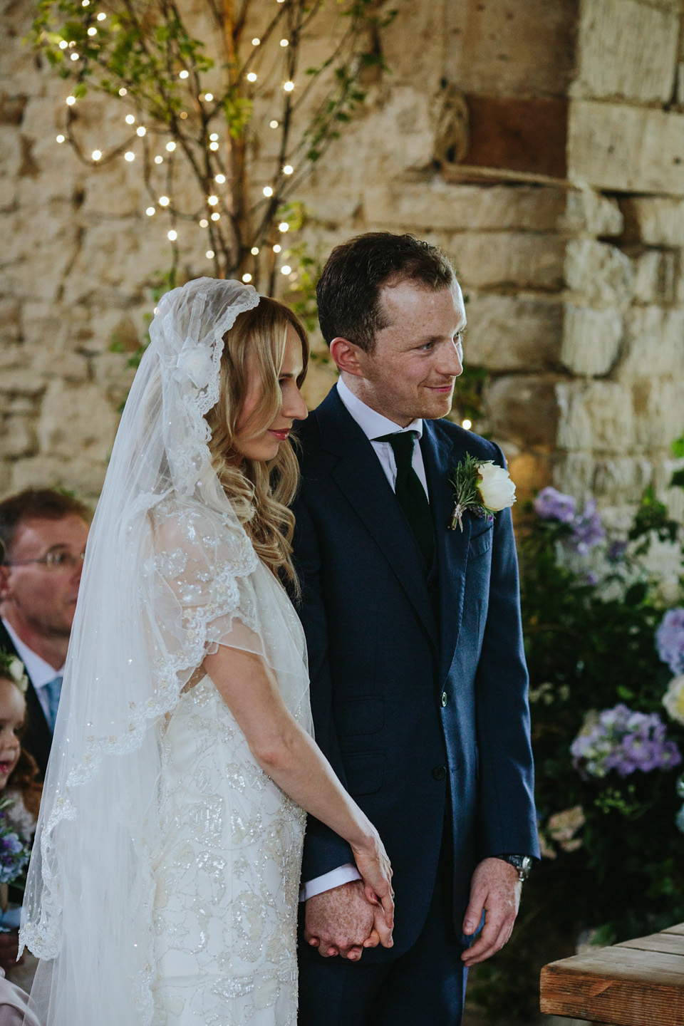 azalea jenny packham, cripps barn, cotswolds wedding venues, craig and kate photography, kelly spence, juliet cap veil, vintage veil