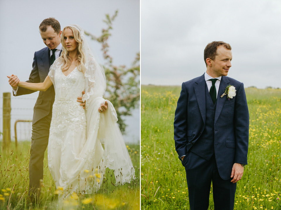 azalea jenny packham, cripps barn, cotswolds wedding venues, craig and kate photography, kelly spence, juliet cap veil, vintage veil