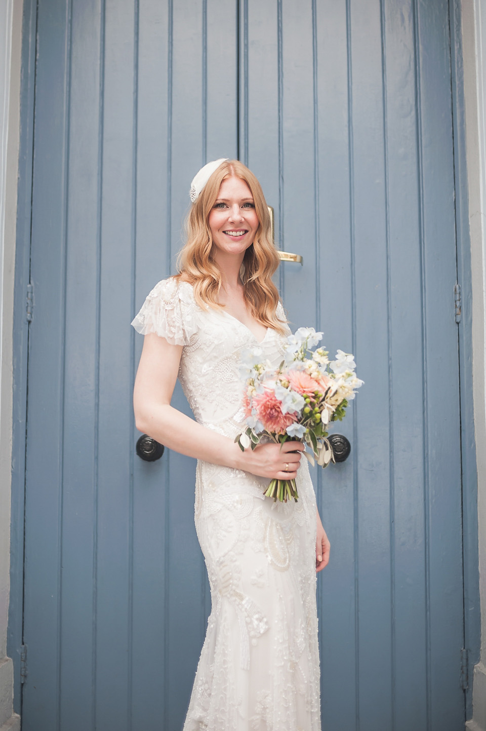 eliza jane howell, london town hall weddings, emmie scott photography, beaded wedding dress, 1930s style wedding