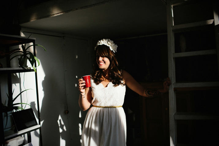 new york weddings, young love wedding, free spirit wedding, claudia rose carter, m&s wedding dress