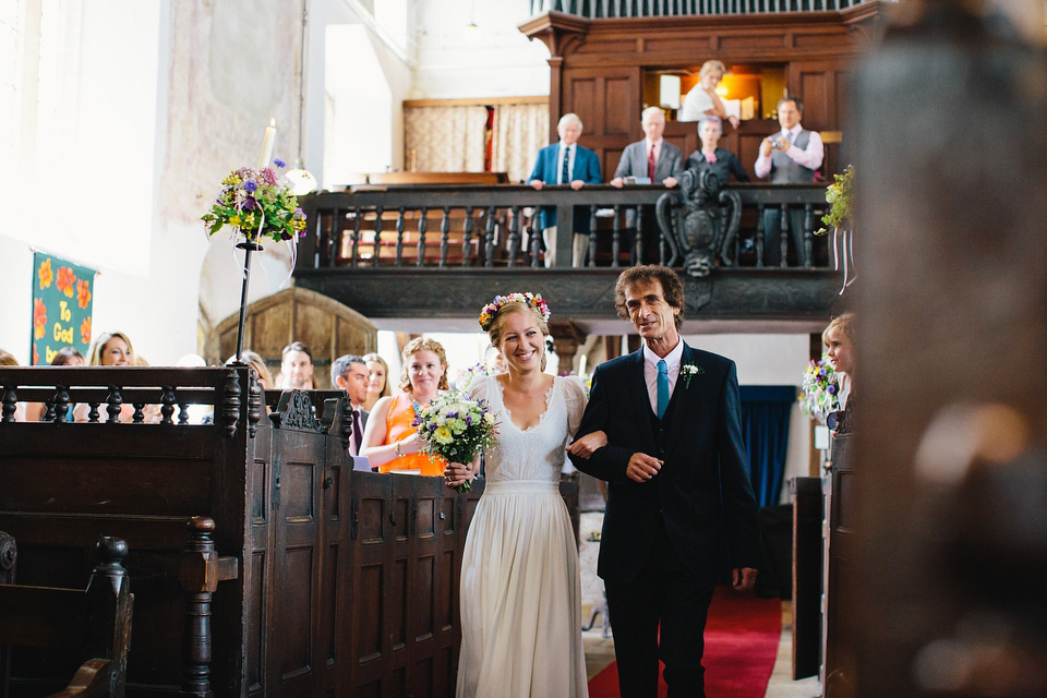 colourful weddings, floral crown, flower crown, whimsical wedding, dorset weddings, richard skins photography