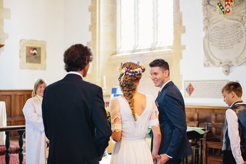 colourful weddings, floral crown, flower crown, whimsical wedding, dorset weddings, richard skins photography