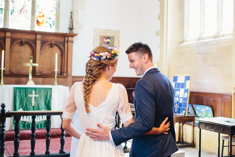 colourful weddings, floral crown, flower crown, whimsical wedding, dorset weddings, richard skins photography