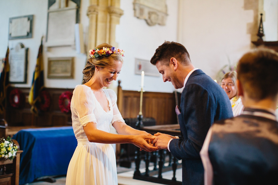 colourful weddings, floral crown, flower crown, whimsical wedding, dorset weddings, richard skins photography