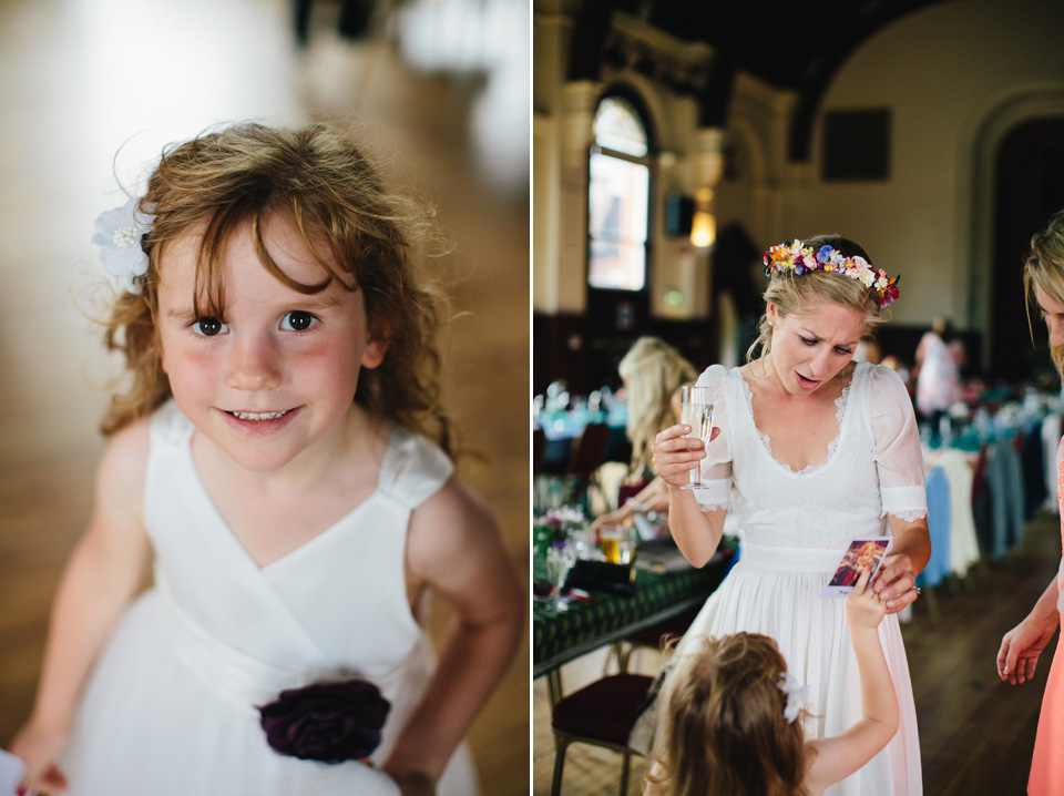 colourful weddings, floral crown, flower crown, whimsical wedding, dorset weddings, richard skins photography