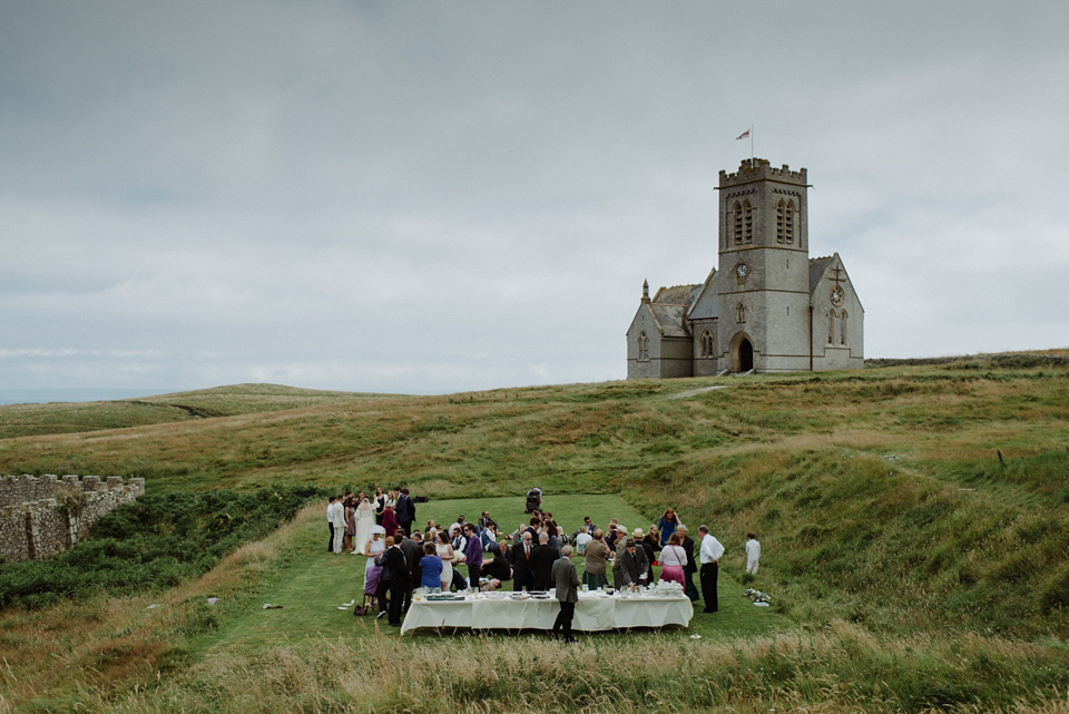 lundy island wedding, bhldn wedding dress, cypress wedding dress, bhldn, 1980s wedding dress, vintage wedding dress, kitchener photography