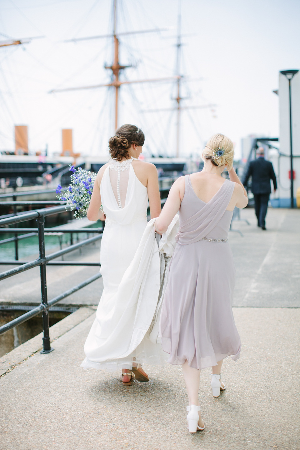 Nautical bridesmaid dresses sales