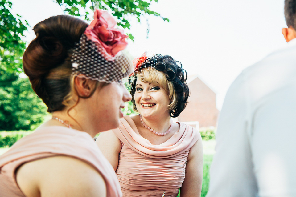 floral wedding dress, tea length wedding dress, joanne fleming