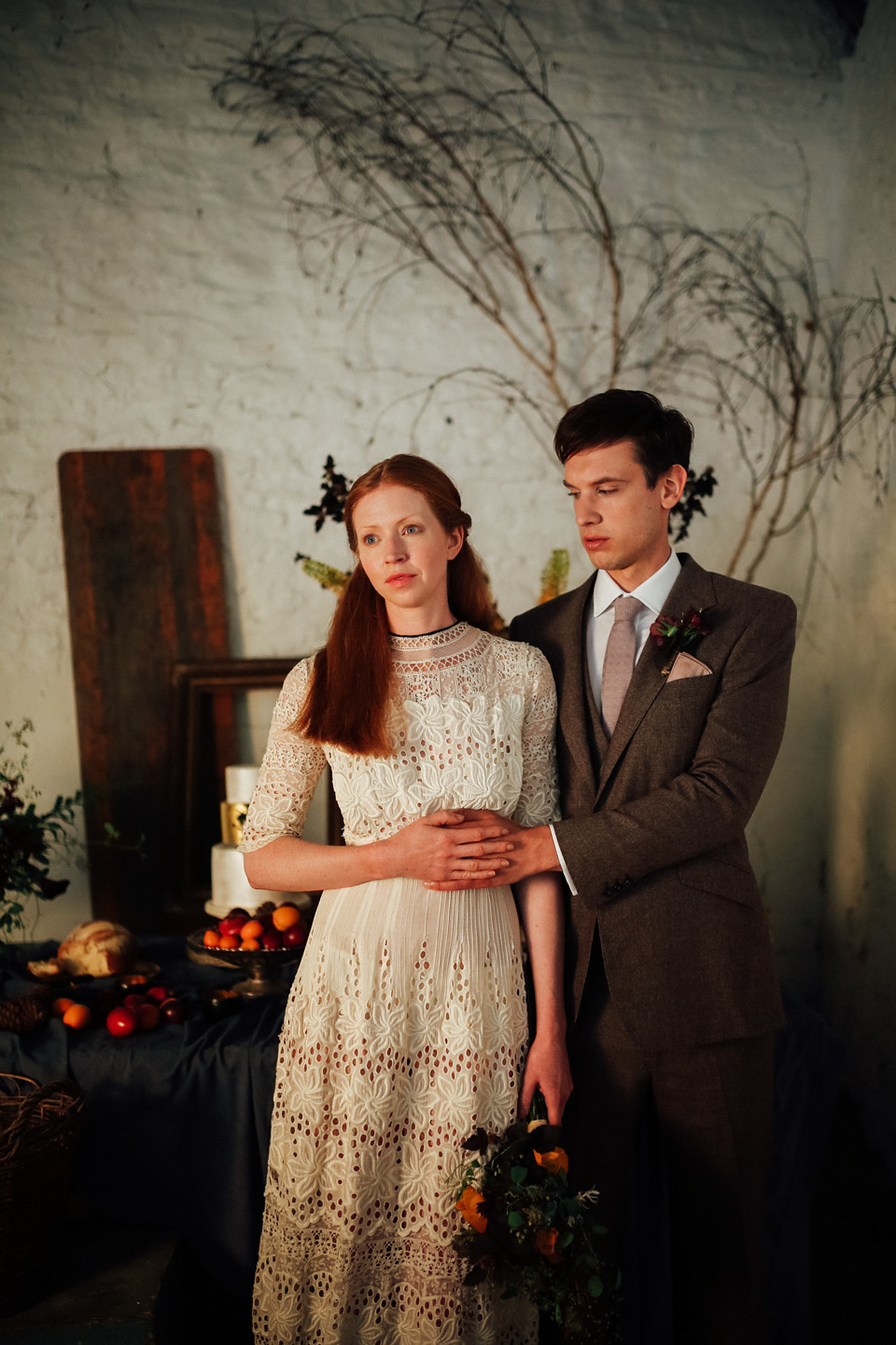 jordanna marston, orange, vintage wedding dresses, dutch masters, autumn weddings