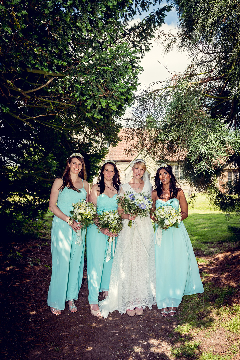 A Pretty 'Minna' Gown and Wildflowers for a Midsummer Night's Dream ...