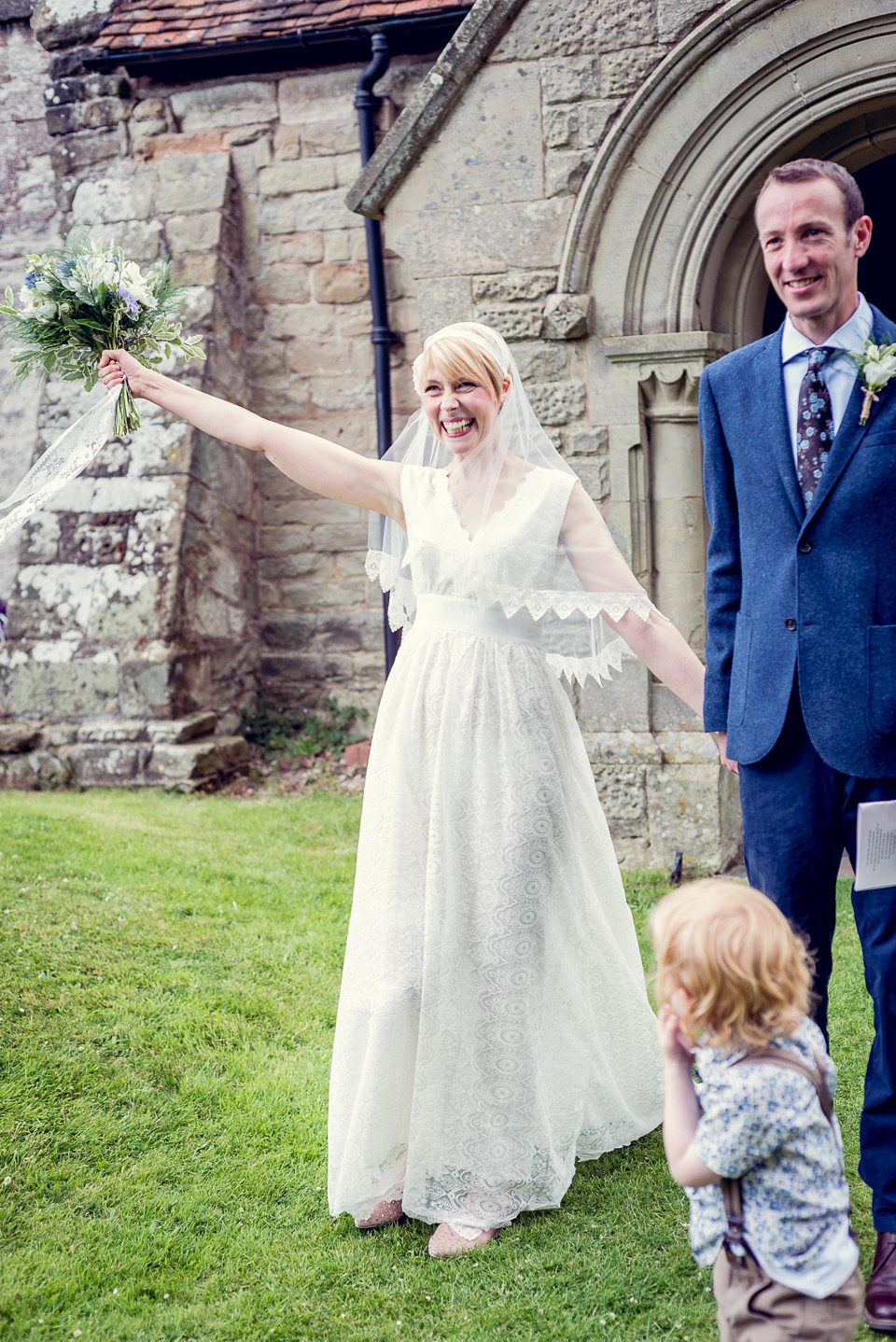 midsummer nights dream wedding, village hall weddings, louise holgate photography, minna wedding dress