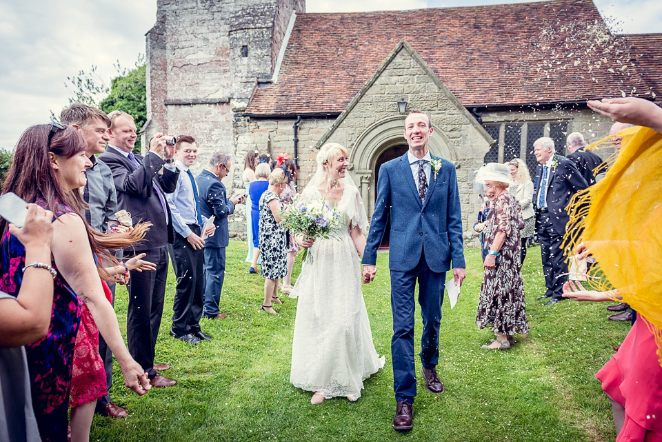 midsummer nights dream wedding, village hall weddings, louise holgate photography, minna wedding dress