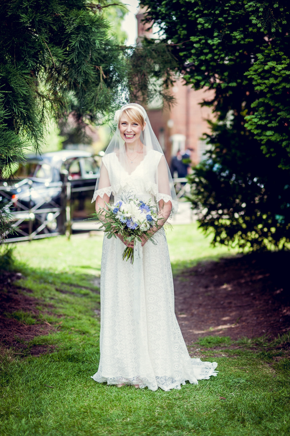 midsummer nights dream wedding, village hall weddings, louise holgate photography, minna wedding dress