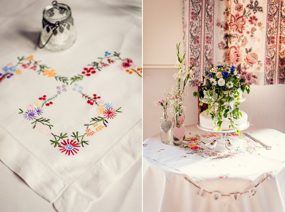 midsummer nights dream wedding, village hall weddings, louise holgate photography, minna wedding dress