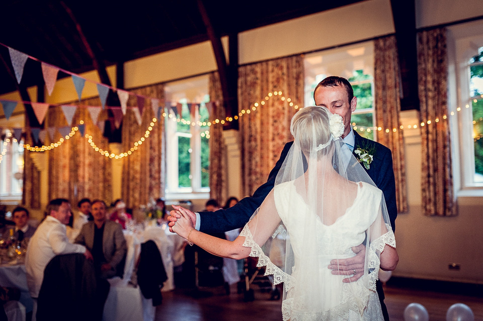 midsummer nights dream wedding, village hall weddings, louise holgate photography, minna wedding dress