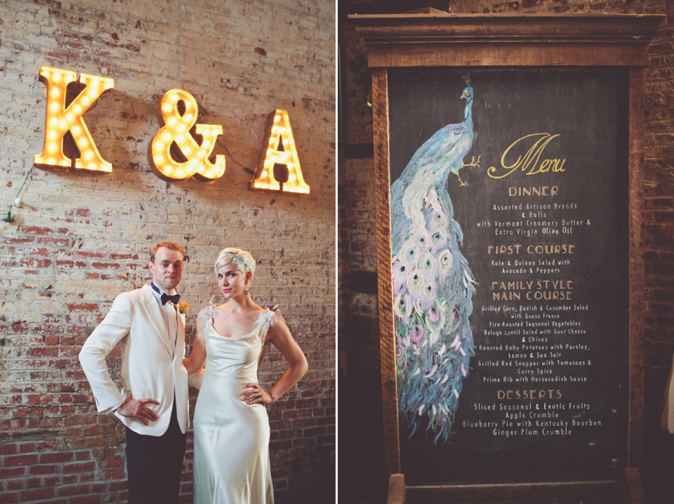 1920s speakeasy brooklyn wedding