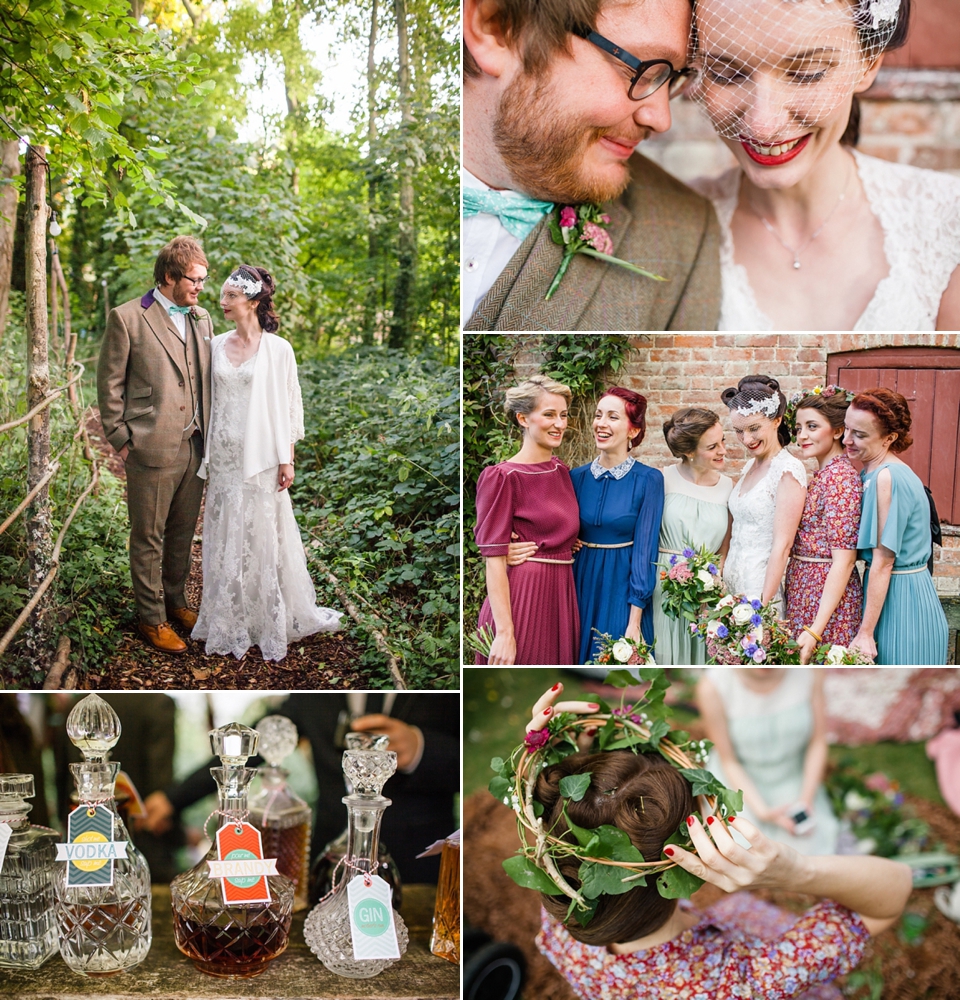 magical bohemian woodland wedding