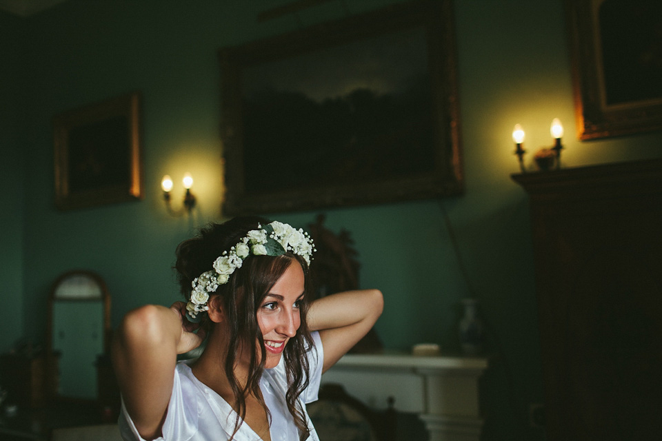 charlie brear wedding dress, scottish wedding, boho inspired wedding